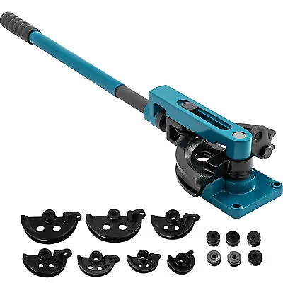 £108.10 • Buy VEVOR Steel Pipe Tube Bender Manual Bending Machine 10/12/14/16/19/22/25mm 7Dies