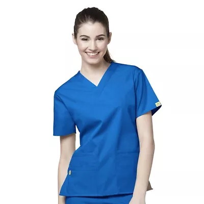 Wonder Wink Women's Bravo V-Neck Scrub Top 6016 NWT! A9 • $17