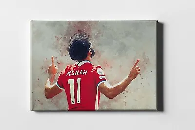 £26.97 • Buy Mo Salah 'Legend' Liverpool Framed Canvas Print