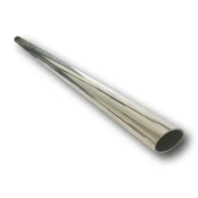 EXHAUST OVAL MIRROR PIPE STRAIGHT TUBE STAINLESS STEEL (316) 42 X 75 • $95.99