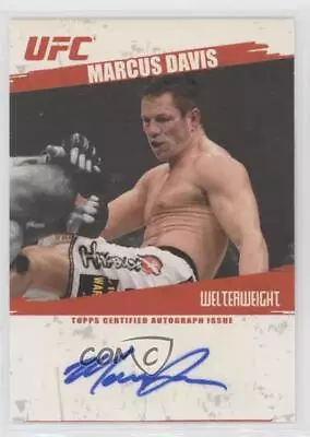 2009 Topps UFC Fighter Auto Marcus Davis #FA-MD Rookie Auto RC • $5.14