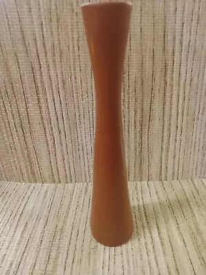 Van Briggle Art Pottery Bud Vase 11  Matte Brown Glaze MCM Style Neutral Tone • $70