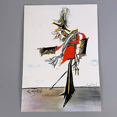 P & O Canberra Menu Ronald Searle The Major General Vintage 1977 Cruise Line • £12.99