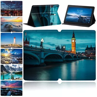 PU Leather Tablet Stand Cover Case For Lenovo Tab E10/M7 M8 M10/M10 Plus+Pen UK • £7.92