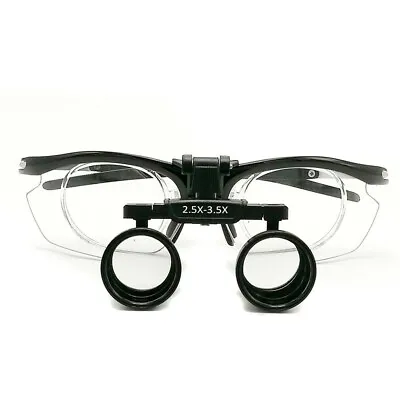 Dental Medical 2.5X-3.5X Variable Binocular Loupes With Inner Lens Frame USSTOCK • $56.04