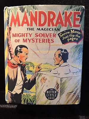 Mandrake The Magician Mighty Solver Of Mysteries (Better Little Book #1454) 1941 • $12.95