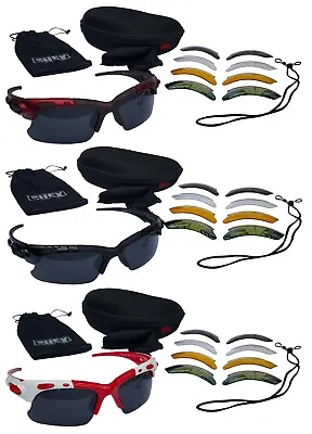 CHEX Europa Sailing Sunglasses Sports Glasses 5 Various Interchangeable Lens • £13.99