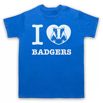 I Love Badgers Animal Rights Lover Save The Animals Mens & Womens T-shirt • £19.99