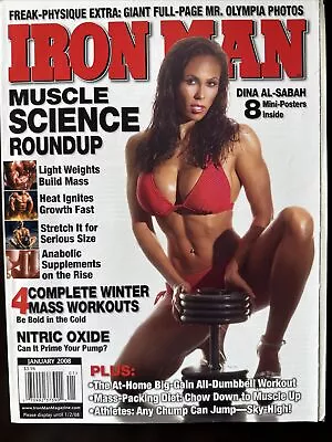 Iron Man January 2008 Dina Al-Sabah 8 Mini-posters 2007 Mr Olympia • $8