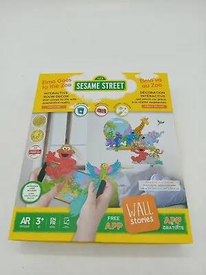 Wall Stories Elmo Goes To The Zoo 3 Sheets - Augmented Reality Interaction • $54.99