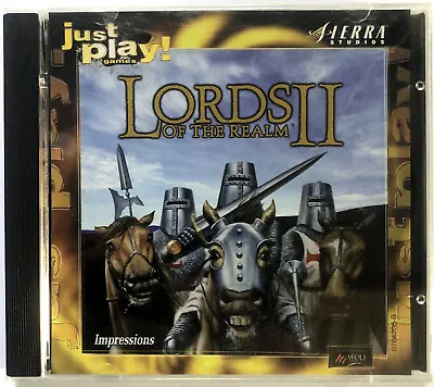 Lords Of The Realm II (Sierra PC CD-ROM Game 1999) Windows 95 / MS-DOS • $18.49