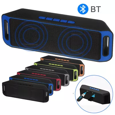 Wireless Speaker Bluetooth Extra Bass Outdoor Loudspeaker For IPhone Android • £9.45