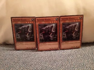 Yugioh 3x Vampire Koala ORCS-EN093 • £2