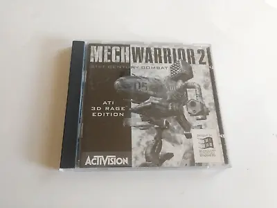 Mech Warrior 2 31st Century Combat ATI 3D Rage 1995 PC CD-ROM Windows 95 / 98 • $9.99