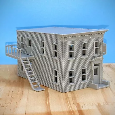 N Scale - York Pennsylvania Small Office And Apartment - 1:160 Scale Building • $18.99