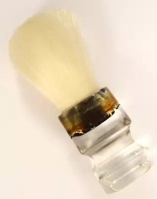 VIntage Concord Lucite Shaving Brush Set In Rubber Nylon Brush • $9.99