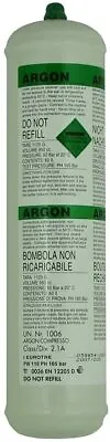 DISPOSABLE Pure Argon GAS BOTTLES FOR MIG WELDING  • £21.50