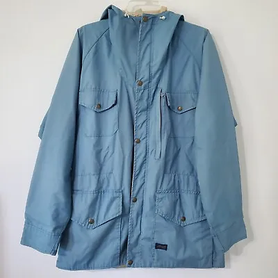 Vintage Mens Class 5 C5 Outdoor Jacket Size Medium Blue Tan Made In USA • $89.99