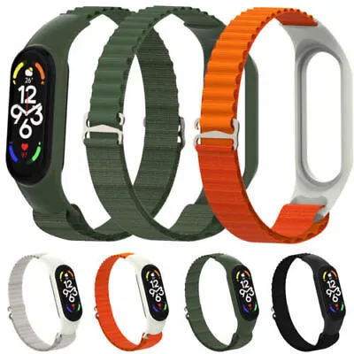 Strap Nylon Lopp Watch Band Bracelet Replacement For Xiaomi Mi Band 7 6 5 4 3 • $10.44