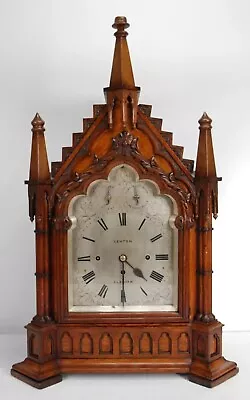 Gothic Church Carved 8 Bells Or 10 Bells Triple Fusee Musical Bracket Clock  • $6239.31