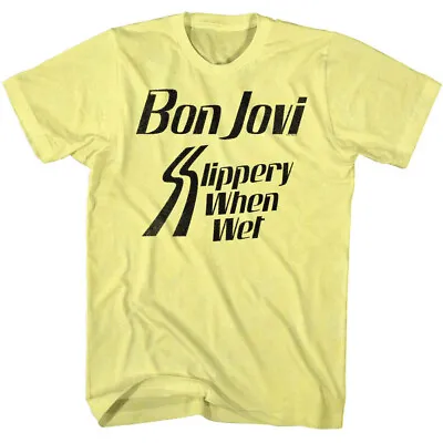 £39.41 • Buy Bon Jovi Slippery When Wet Adult T Shirt Music Merch