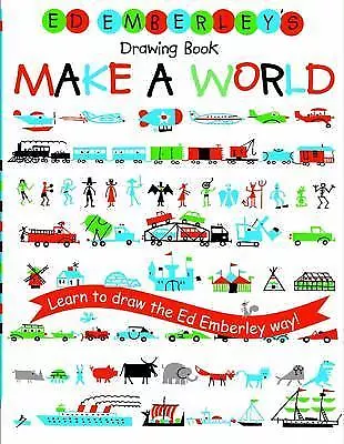 Ed Emberley's Drawing Book: Make A World: By Emberley Ed • $14.88