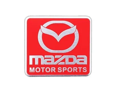 Mazda Motor Sport Red Aluminium Badge Emblem Sticker For Mazda 2 3 6 RX7 MX5 CX5 • $12