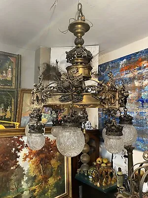 Bronze Antique Chandelier • $3150
