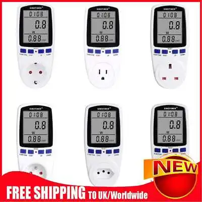 ABS Digital Voltage Watt Monitoring Socket Intelligent Household Smart Voltage • $25.98