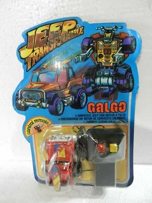 Vintage Robots Jeep Tranformers Remote Control Brand Galgo Made In Argentina • $65