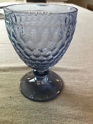 Villeroy & Boch BOSTON BLUE Water Goblet 5” Tall • $20.99