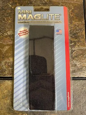 Mini Maglite Nylon Holster AM2A056 Hook & Loop Flap Black  • $12.97