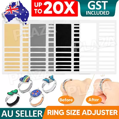 Tighteners Invisible Ring Size Adjuster Set Reducer Pad Resizing Jewelry Tool AU • $3.25