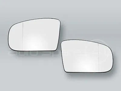 Heated Door Mirror Glass And Backing Plate PAIR Fits 2000-2002 MB S-Class W220 • $44.90