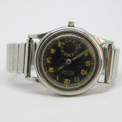 Vintage Gothic Jar-Proof Wind-up Analog Women's Watch Sz. 5 1/4  For Repairs • $18.99