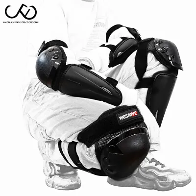 Kids Motorcycle Knee Elbow Pads Sports Impact Resistant Protective Gear Guards • $20.40