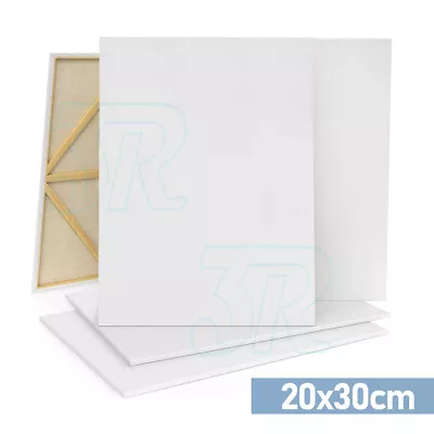 $14.95 • Buy 5/10x Artist Blank Stretched Canvas Canvases Art Large Range Oil Acrylic Wood