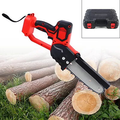 8  Cordless Electric Chainsaw Handheld Mini Small Wood Cutter Tool One Hand Saw • $31.35