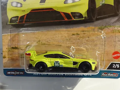 Hot Wheels Premium - Car Culture Race Day - Yellow - Aston Martin Vantage Gte • $5.95