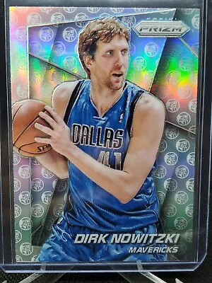 2014-15 Panini Prizm Dirk Nowitzki Silver #1 Dallas Mavericks HOF Variation  • $7.99