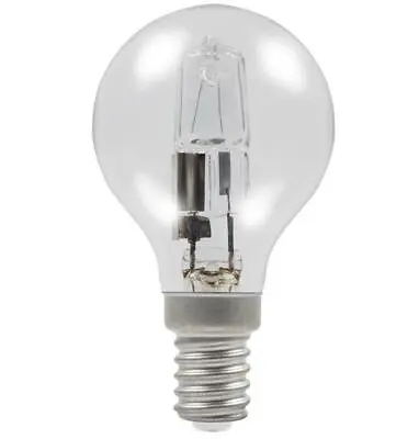 Heathfield 42w SES E14 Clear Halogen Golfball Energy Saving Bulb - Pack Of 10 • £9.95