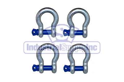 Anchor Shackle | Clevis | Alloy Screw Pin | 7/8  | 4 Pack | Industrial Supply • $46.19