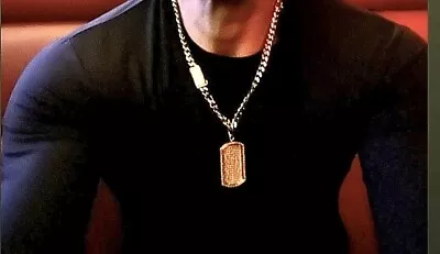 $4000 • Buy 14k Gold Dog Tag Hip Hop Jewlery Diamond Pendant