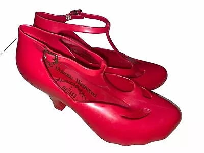 Anglomania Plastic Mary Jane Pumps Designed By Vivienne Westwood For Melissa 9 • $148