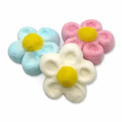 Marshmallow Flowers Sweets Pick And Mix Candy Retro Party Treats • £6.80