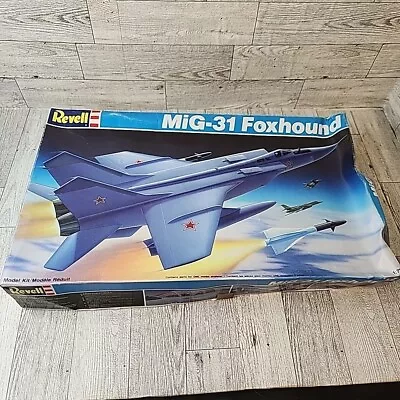 1/72 MiG-31 Foxhound Revell 1989 Model Airplane Kit #4349 • $10.95