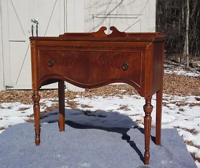 Vintage French Provincial Walnut Buffet Petite Server Credenza Cabinet • $715.50