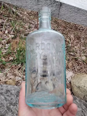 Vintage Gordon's Dry Gin Bottle Clean Nm • $5