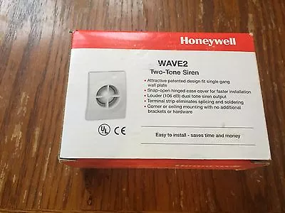 Honeywell Wave2 Two-Tone Siren 12VDC New In Box • $15