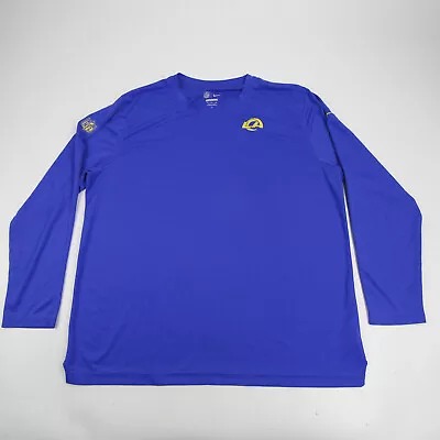 LA Rams Nike NFL On Field Dri-Fit Long Sleeve Shirt Men's Blue Used • $38.24